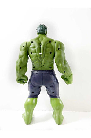 Avengers Büyük Boy 30Cm Sesli Işıklı Marvel Titan Hero Hulk Figür Çocuk Eğitici Oyuncaklar