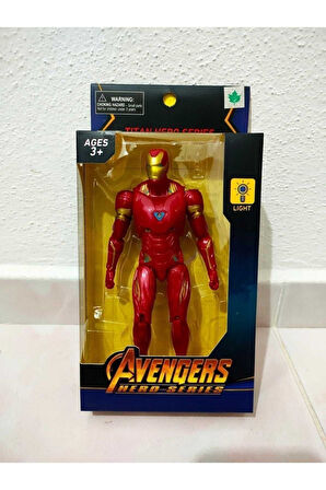 Bambam Ironman Avengers Titan Hero Series 17Cm Işıklı Marvel Figür Çocuk Eğitici Oyuncaklar