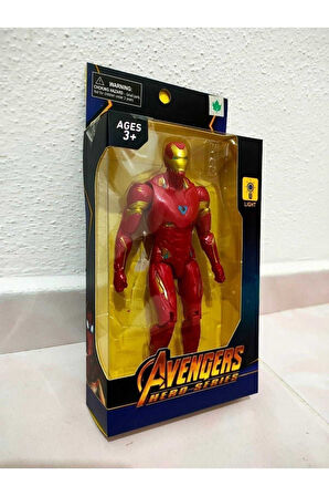 Bambam Ironman Avengers Titan Hero Series 17Cm Işıklı Marvel Figür Çocuk Eğitici Oyuncaklar