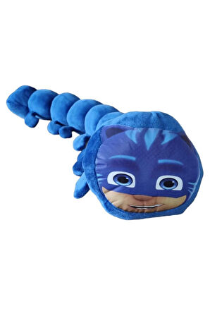 Renkli Tırtıl Karakter Yastık Uyku Arkadaşı Pjmask Pijamask Tırtıl 75Cm - TUKA Çocuk Eğitici Oyunca