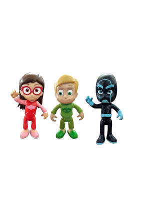 3lü Set Ninja Greg Amaya Figür Oyuncak Çocuk Eğitici Oyuncaklar