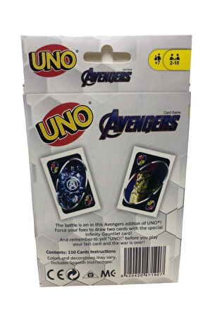 Avengers Uno Yerli Çocuk Eğitici Oyuncaklar