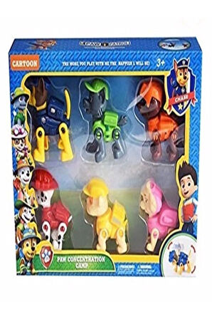Paw Patrol Eğitici Yeni Sezon Devriye Köpekler 6'l Figür Paw Petrol Set Çocuk Eğitici Oyuncaklar