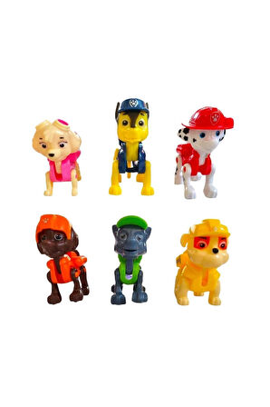 Paw Patrol Eğitici Yeni Sezon Devriye Köpekler 6'l Figür Paw Petrol Set Çocuk Eğitici Oyuncaklar
