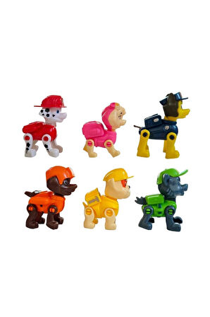 Paw Patrol Eğitici Yeni Sezon Devriye Köpekler 6'l Figür Paw Petrol Set Çocuk Eğitici Oyuncaklar