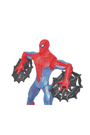 Eklemli Işıklı Venom Titan Hero Örümcek Adam Örümcek Adam Karakter Figür Oyuncak 16Cm Çocuk Eğitici