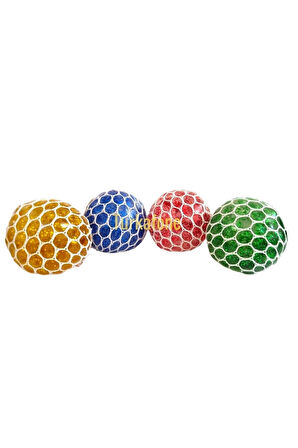 1Adet Squishy Ball Beyincik Stres Topu Sukuşi Fileli Baloncuklu Stres Topu Çocuk Eğitici Oyuncaklar