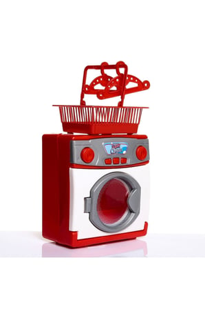 Kutulu Mini Çamaşır Makinesi Çocuk Eğitici Oyuncaklar