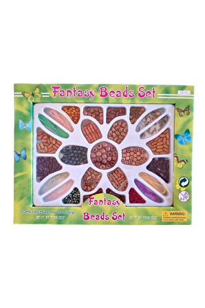 Büyük Boy Boncuk Takı Tasarım Hobi Seti - Fantasy Beads Set Çocuk Eğitici Oyuncaklar