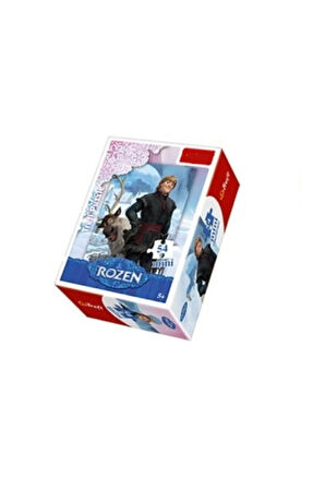 rozen 54 Parca Mini Puzzle - Karlar Prensesi Mini Yapboz Kristoff Çocuk Eğitici Oyuncaklar