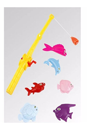 Hilal Baby Toys Mıknatıslı Mini Olta Takımı Ve Balık Tutma Oyunu Çocuk Eğitici Oyuncaklar