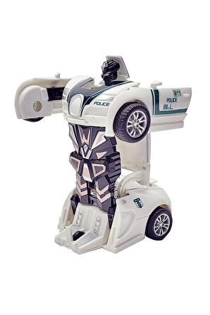 Otobot Polis Bugatti Transformers Robot Araba Çocuk Eğitici Oyuncaklar