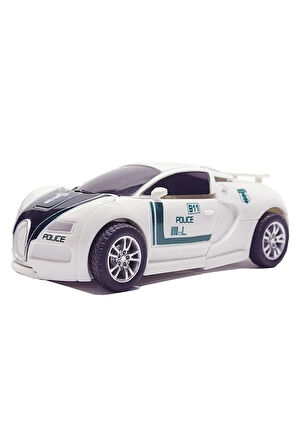 Otobot Polis Bugatti Transformers Robot Araba Çocuk Eğitici Oyuncaklar