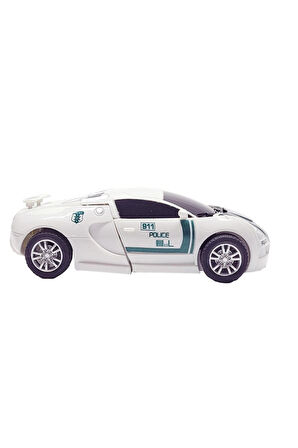Otobot Polis Bugatti Transformers Robot Araba Çocuk Eğitici Oyuncaklar