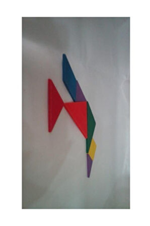 7 Parça Tangram Orta Boy Çocuk Eğitici Oyuncaklar