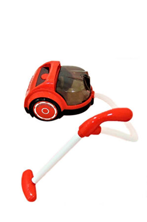 Işıklı Oyuncak Elektrikli Süpürge - Harekete Duyarlı Işık Sensörlü Elektrik Süpürgesi Çocuk Eğitici