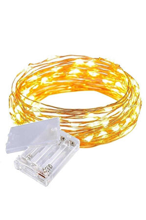 5 Metre Pilli Peri Led Tel Led Işık Dekoratif Led Aydınlatma Süs Çocuk Eğitici Oyuncaklar