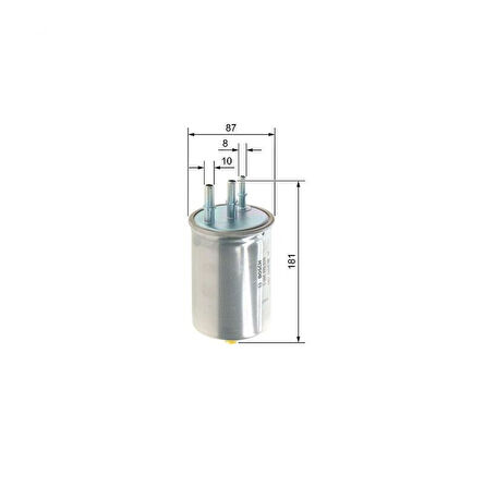YAKIT FİLTRESİ MÜŞÜRSÜZ FOCUS-MONDEO-CONNECT 1,8-2,0 TDCİ 2002-2013 TERRACAN-CARNİVAL-SSANGYONG