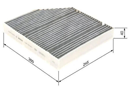 POLEN FİLTRESİ KARBONLU W205-W213-W253-W292-C238 C ERSİSİ-E SERİSİ 2013-