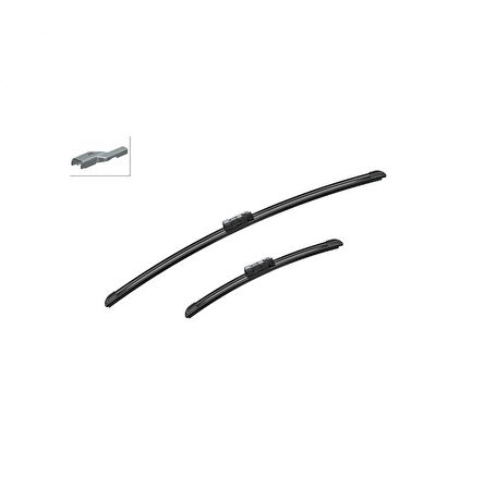 SİLECEK SÜPÜRGESİ ÖN MUZ TİPİ Aerotwin RENAULT ZOE BF 2013- (600mm+340mm)