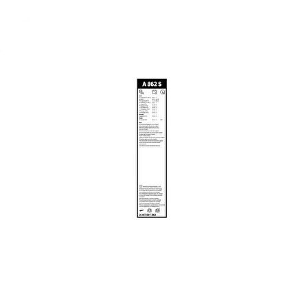 SİLECEK SÜPÜRGESİ ÖN MUZ TİPİ Aerotwin AUDİ RS5 CABRİO 8F7 2012-2015 (600mm+530mm)