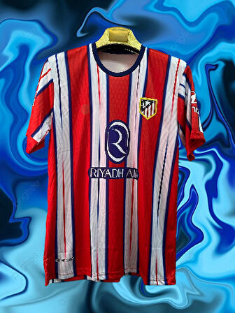 Unisex 2024/25 Sezonu Griezmann 7 Numara Kırmızı Beyaz