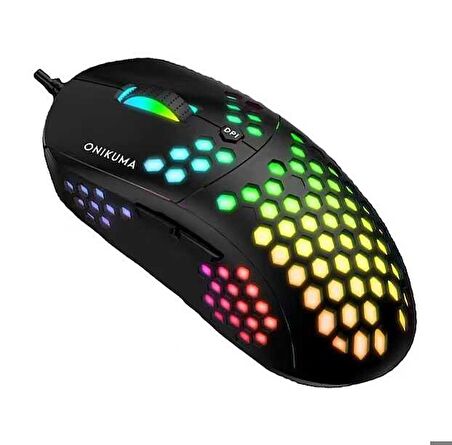 Zore Onikuma Cw903 Rgb Oyuncu Mouse Siyah