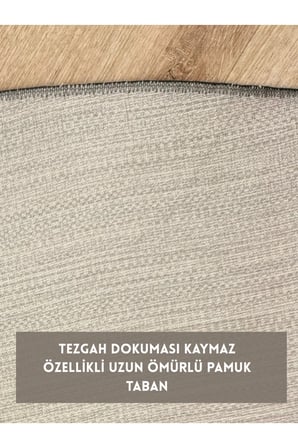 Dijital Baskı Pamuk Dokuma Kaymaz Taban Yıkanabilir Yuvarlak Salon Halısı Mutfak, Koridor Halısı