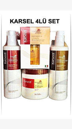 Karsell 4 lü set avantajlı saç bakım seti