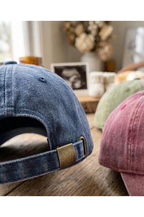 %100 Pamuk Yıkamalı Unisex Basic Şapka Kep