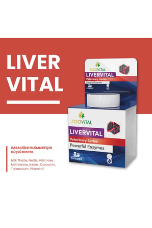 Livervital Kedi ve Köpekler için Karaciğer Sağlığı Destekliyici Tablet