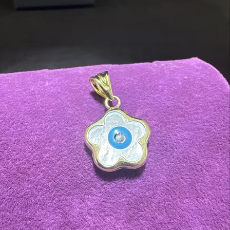 14 Ayar Altın Kolye Nazar Boncuklu 1.15gr Kadın Hediye