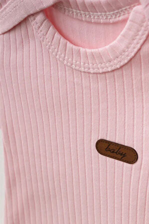 Kız - Erkek Bebek 7 Parça Hastane Çıkışı Zıbın Seti Natural Pastel Renk (Hediye Paketi Yapılır)