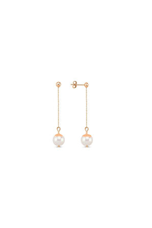 Doğal İnci Sallantılı Küpe