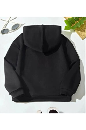 Çocuk Kartal Baskılı %100 Pamuk Sweatshirt