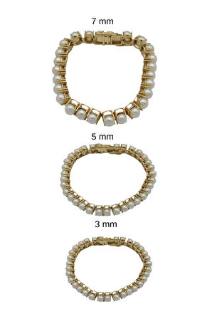 Dört Tırnaklı Doğal İnci Bileklik