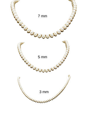 Üç Tırnaklı Doğal İnci Gerdanlık