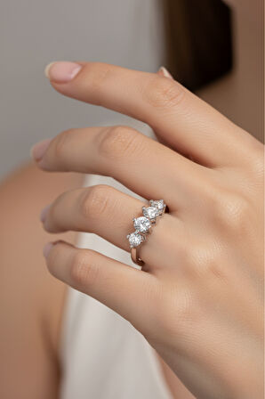 Kalp Tırnak Beştaş Yüzük