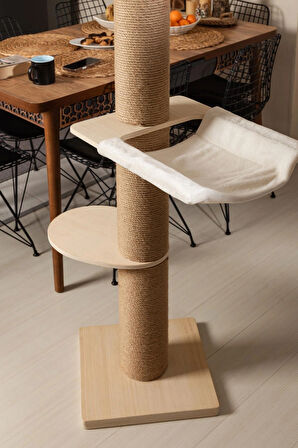 Tırmalama Tahtası Uzun Kedi Ağacı Özel Tasarım 2.5 M Robin