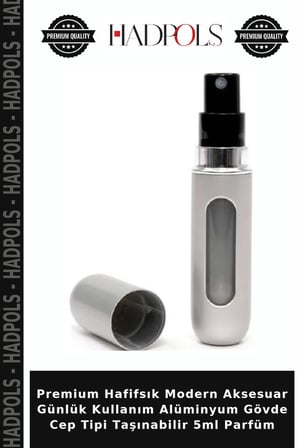 Premium Hafifsık Modern Aksesuar Günlük Kullanım Alüminyum Gövde Cep Tipi Taşınabilir 5ml Parfüm