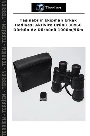 Taşınabilir Ekipman Erkek Hediyesi Aktivite Ürünü 30x60 Dürbün Av Dürbünü 1000m/56m