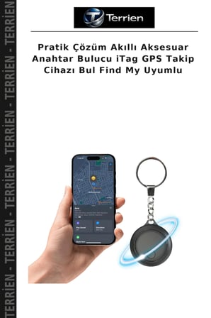 Pratik Çözüm Akıllı Aksesuar Anahtar Bulucu iTag GPS Takip Cihazı Bul Find My Uyumlu