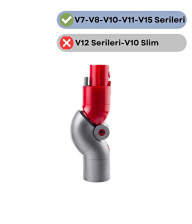 Dyson V7 V8 V10 V15 Uyumlu Mobilya Altı Adaptörü 1 Adet