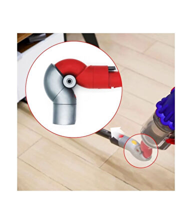 Dyson V7 V8 V10 V15 Uyumlu Mobilya Altı Adaptörü 1 Adet