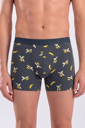 Özel Üretim 6'lı Paket Erkek Desenli Boxer Pamuklu Likralı Esnek Kumaş Konfor Günlük Basic