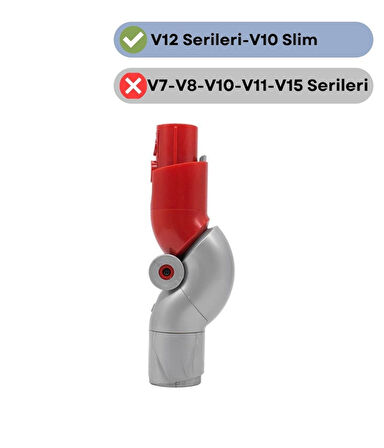 Dyson V12 Serileri- V10 Slim Uyumlu Mobilya Altı Adaptörü 1 Adet