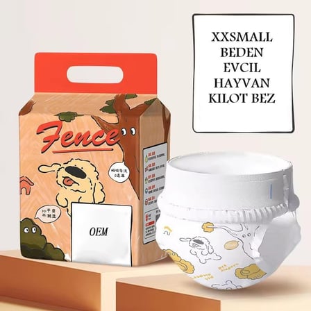 XXSmall Beden Evcil Hayvan Kilot Bez - Ultra Emici - Hızlı Kuruyan Seyahat Ürünü Kolay Değiştirilen