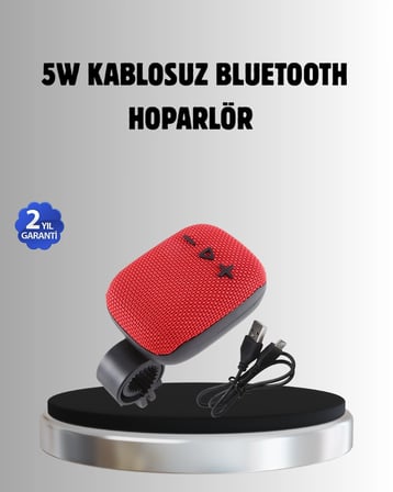 Taşınabilir Bluetooth Hoparlör – 5W Güçlü Ses, TWS ve FM Radyo Özellikli