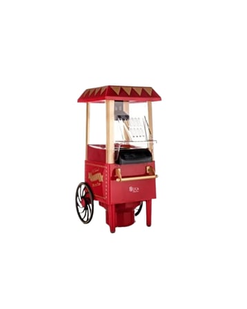 Yağsız Mısır Patlatma Makinesi Sıcak Hava Popcorn Makinesi Nostaljik Tasarım