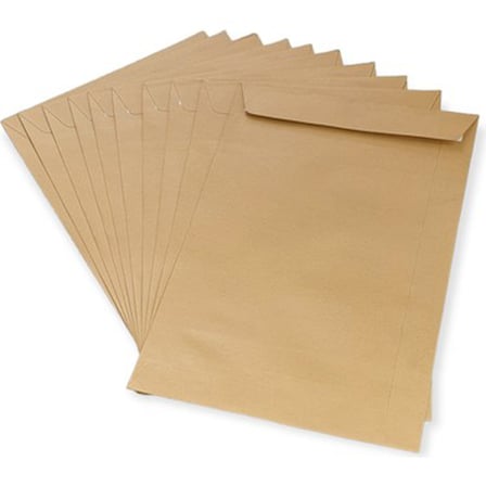Zarfsan 37 x 45 cm Kraft Silikonlu Büyük Torba Zarf - 25'li Paket